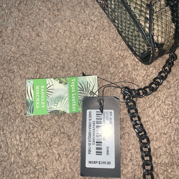 Badgley Mischka snake skin purse - Picture 4 of 5